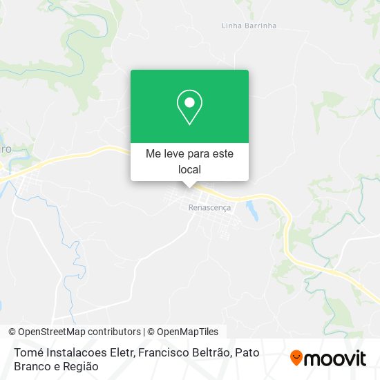 Tomé Instalacoes Eletr mapa