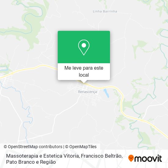 Massoterapia e Estetica Vitoria mapa