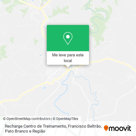 Recharge Centro de Treinamento mapa