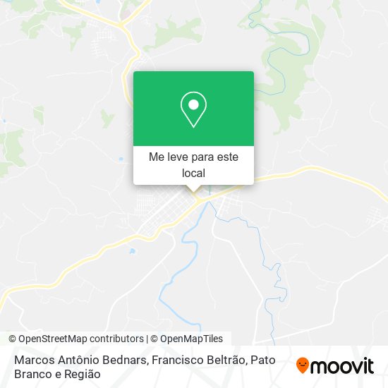 Marcos Antônio Bednars mapa