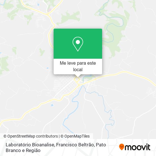 Laboratório Bioanalise mapa