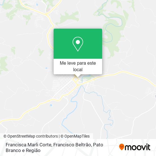 Francisca Marli Corte mapa