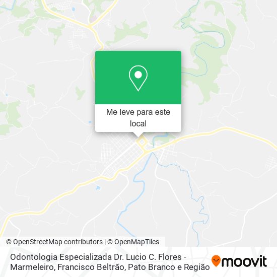 Odontologia Especializada Dr. Lucio C. Flores - Marmeleiro mapa
