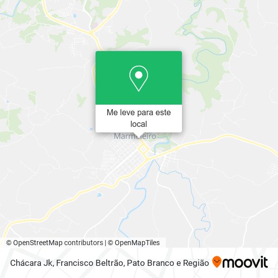 Chácara Jk mapa