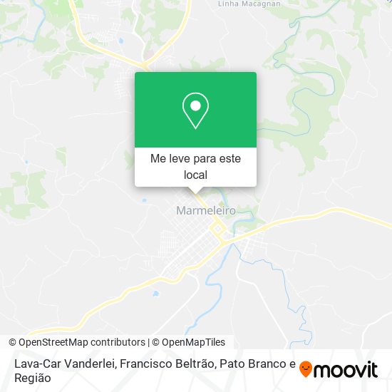 Lava-Car Vanderlei mapa