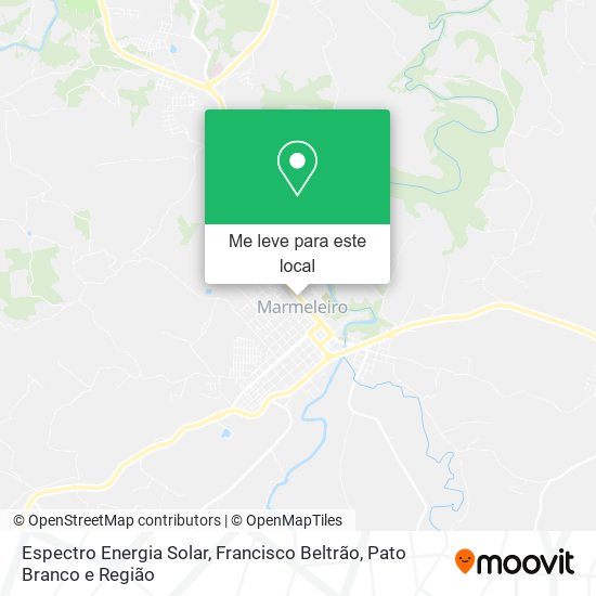 Espectro Energia Solar mapa