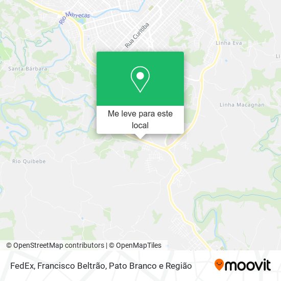 FedEx mapa