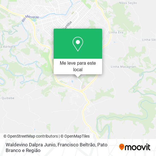 Waldevino Dalpra Junio mapa