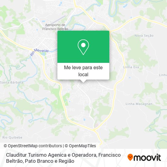 Clauditur Turismo Agenica e Operadora mapa
