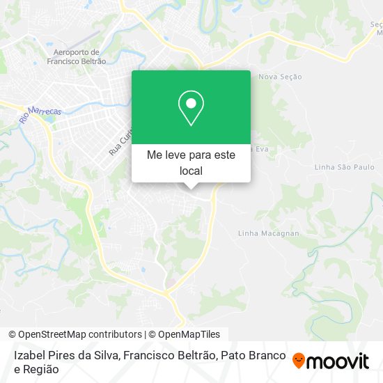 Izabel Pires da Silva mapa