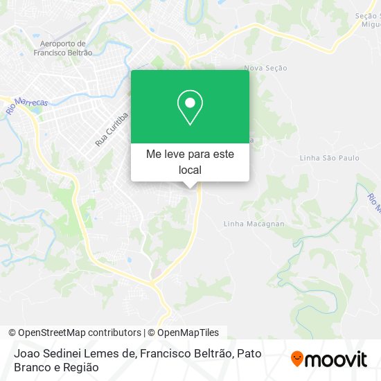 Joao Sedinei Lemes de mapa