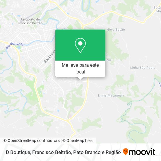 D Boutique mapa