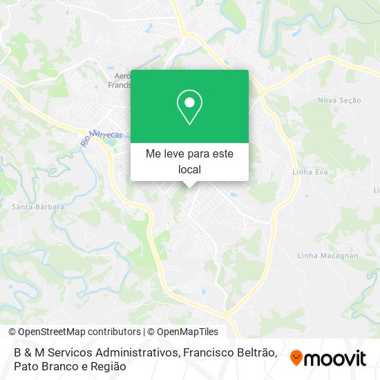 B & M Servicos Administrativos mapa