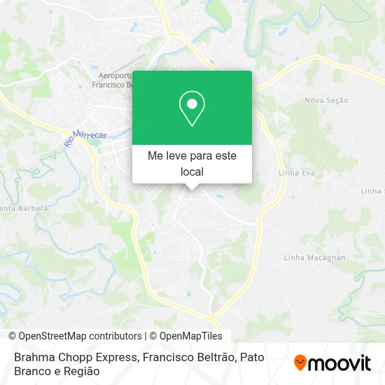 Brahma Chopp Express mapa