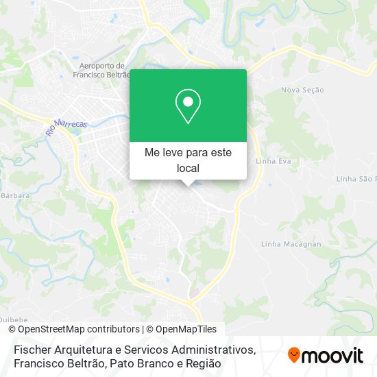 Fischer Arquitetura e Servicos Administrativos mapa