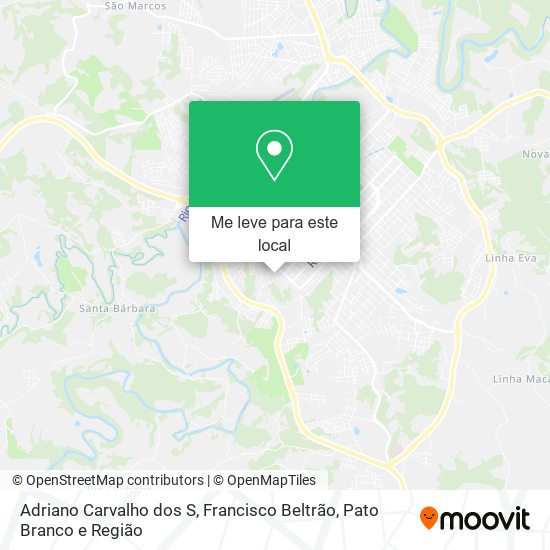 Adriano Carvalho dos S mapa