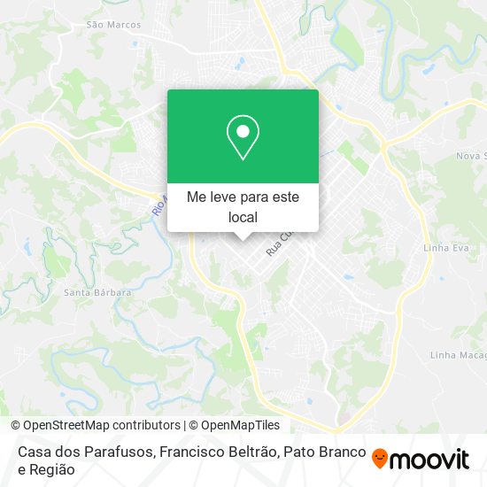 Casa dos Parafusos mapa