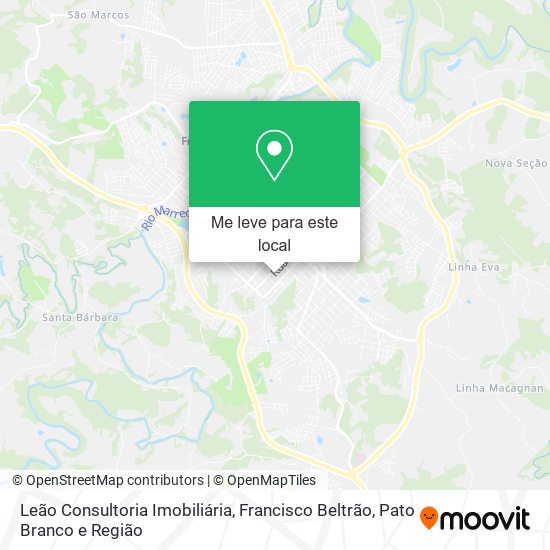 Leão Consultoria Imobiliária mapa