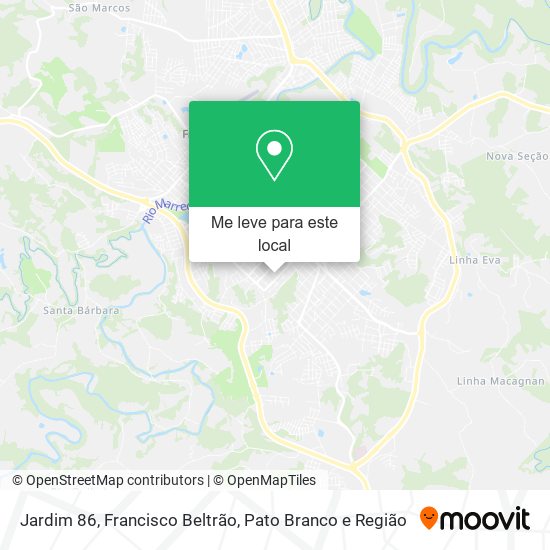 Jardim 86 mapa