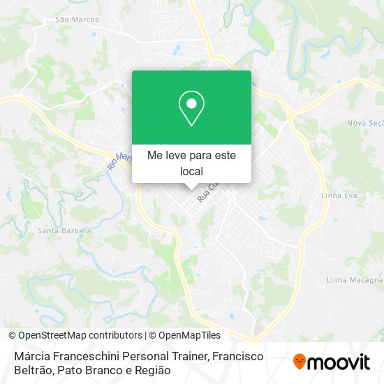Márcia Franceschini Personal Trainer mapa
