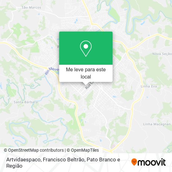 Artvidaespaco mapa