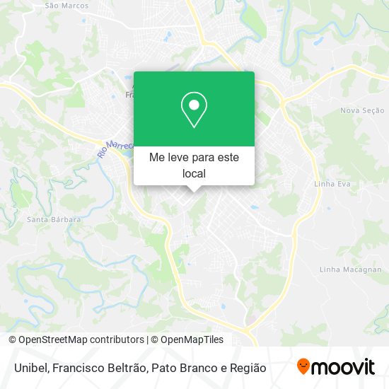 Unibel mapa