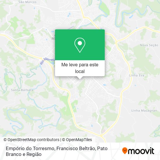 Empório do Torresmo mapa
