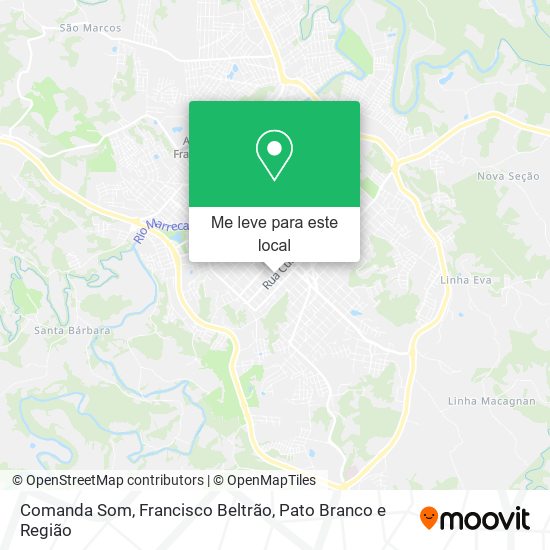 Comanda Som mapa