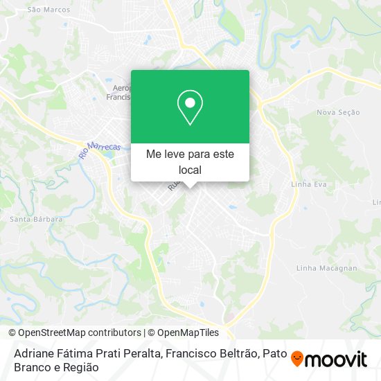 Adriane Fátima Prati Peralta mapa