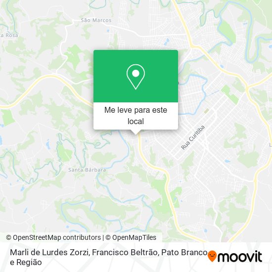 Marli de Lurdes Zorzi mapa
