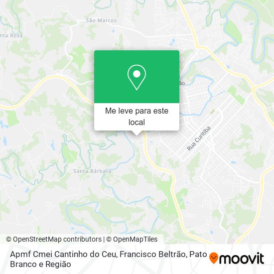 Apmf Cmei Cantinho do Ceu mapa