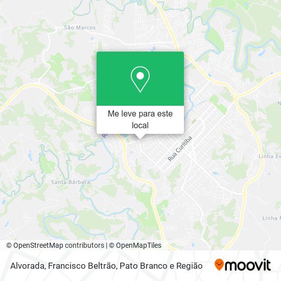 Alvorada mapa