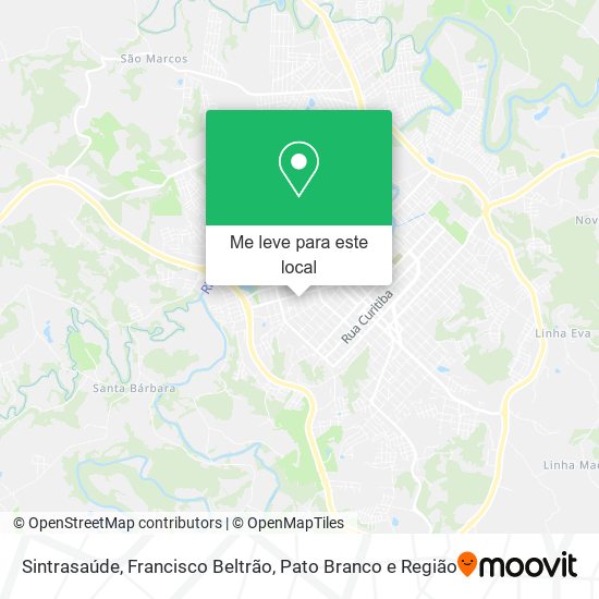 Sintrasaúde mapa