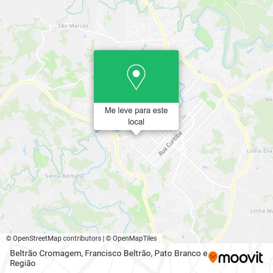 Beltrão Cromagem mapa