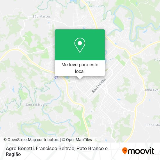 Agro Bonetti mapa