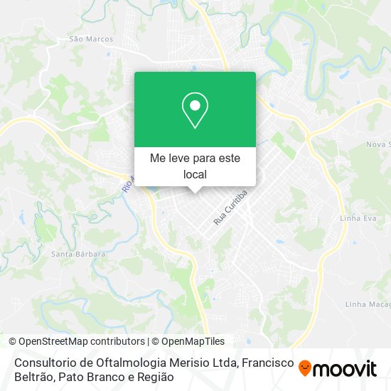 Consultorio de Oftalmologia Merisio Ltda mapa