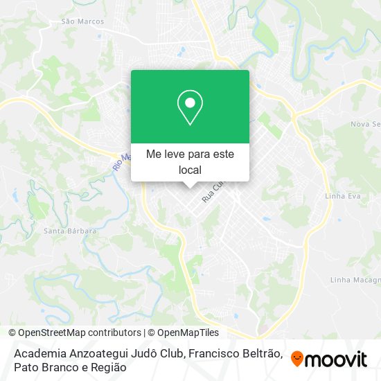 Academia Anzoategui Judô Club mapa