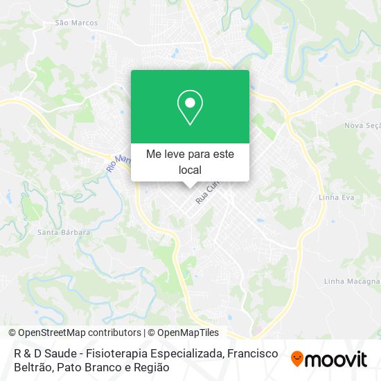 R & D Saude - Fisioterapia Especializada mapa