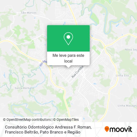 Consultório Odontológico Andressa F. Roman mapa