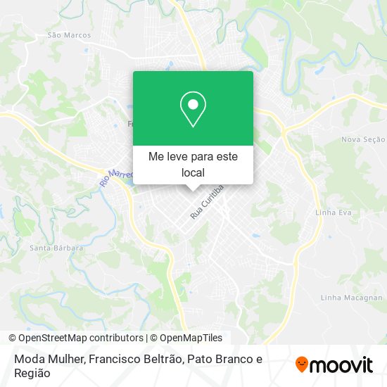 Moda Mulher mapa