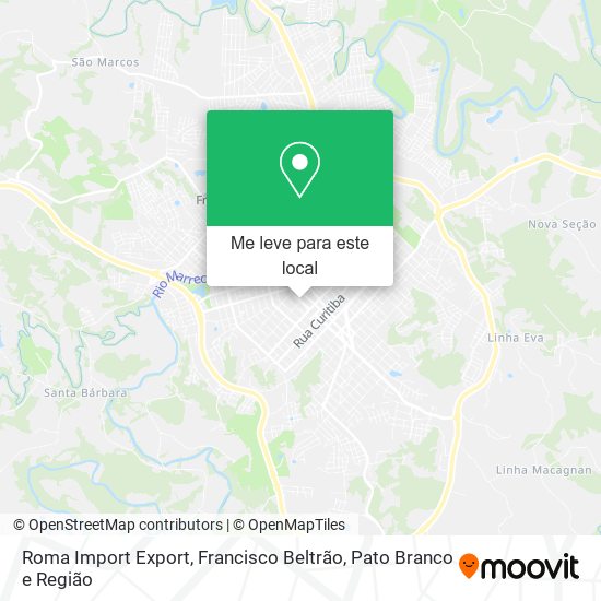Roma Import Export mapa