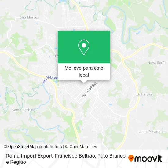 Roma Import Export mapa