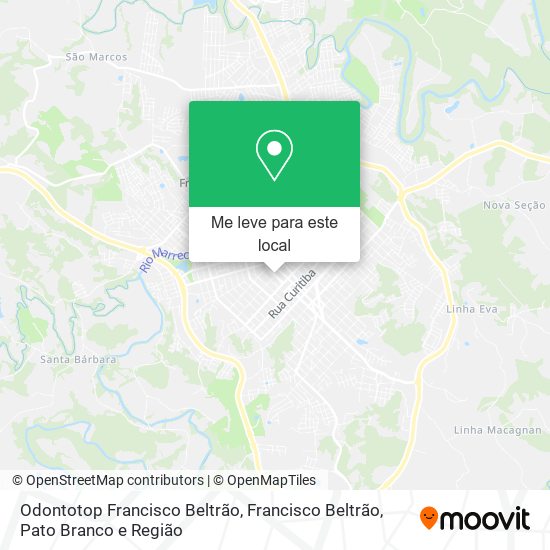 Odontotop Francisco Beltrão mapa