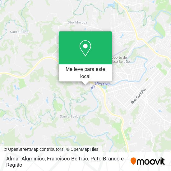 Almar Alumínios mapa