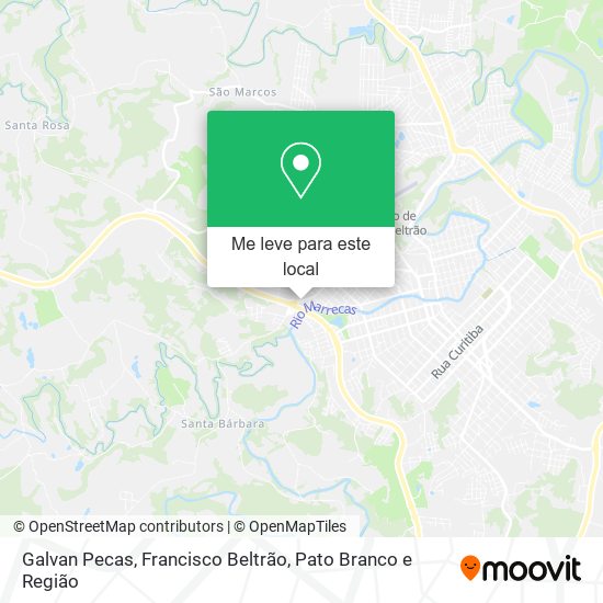 Galvan Pecas mapa