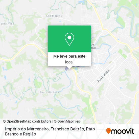 Império do Marceneiro mapa