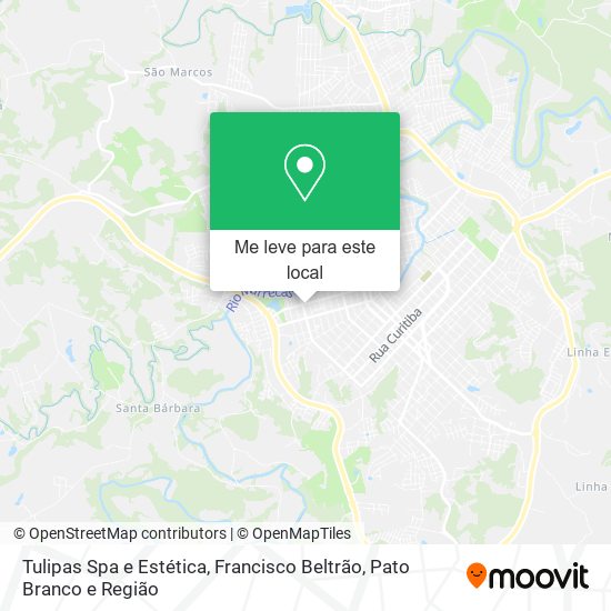 Tulipas Spa e Estética mapa