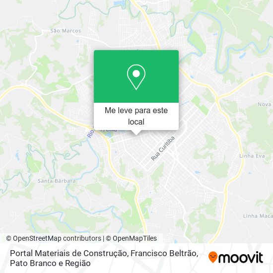 Portal Materiais de Construção mapa