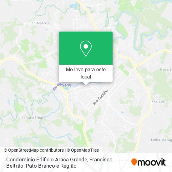Condominio Edificio Araca Grande mapa