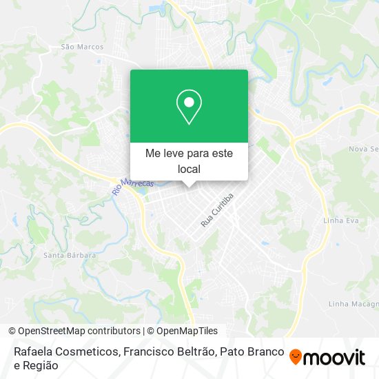 Rafaela Cosmeticos mapa